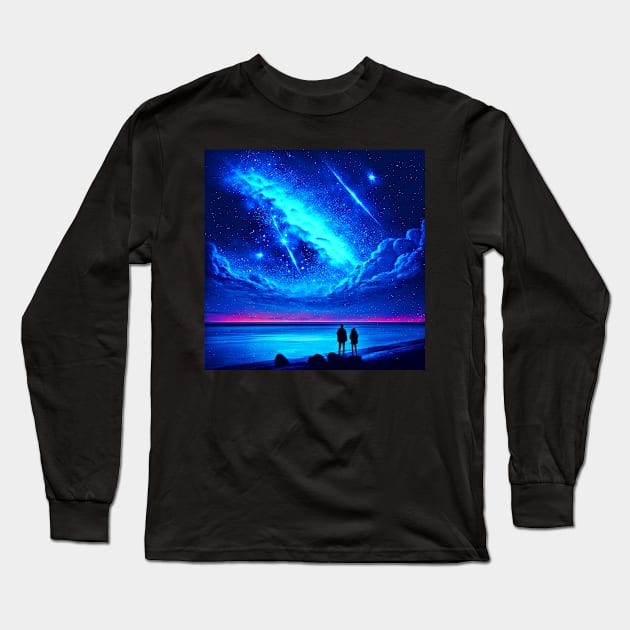 The stargazers Long Sleeve T-Shirt by The Alien Boy Art